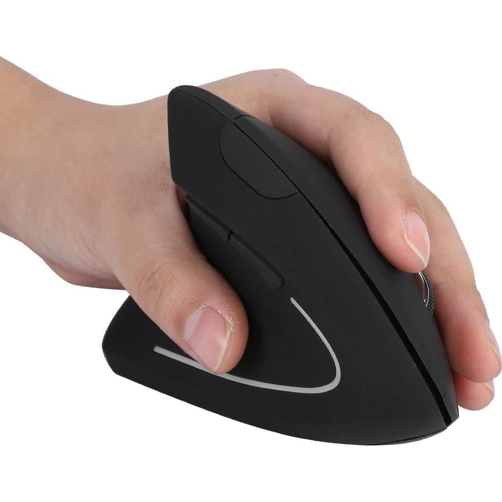 Ratón óptico vertical ergonómico USB para zurdos XUMIUZIY 2000 DPI