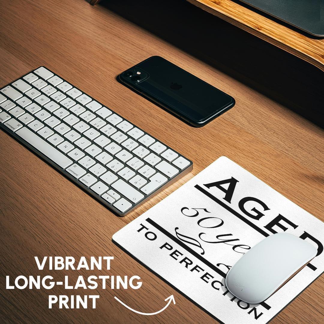 Mouse Pad Cuadrado 3dRose 20.32x20.32cm Feliz Cumpleaños