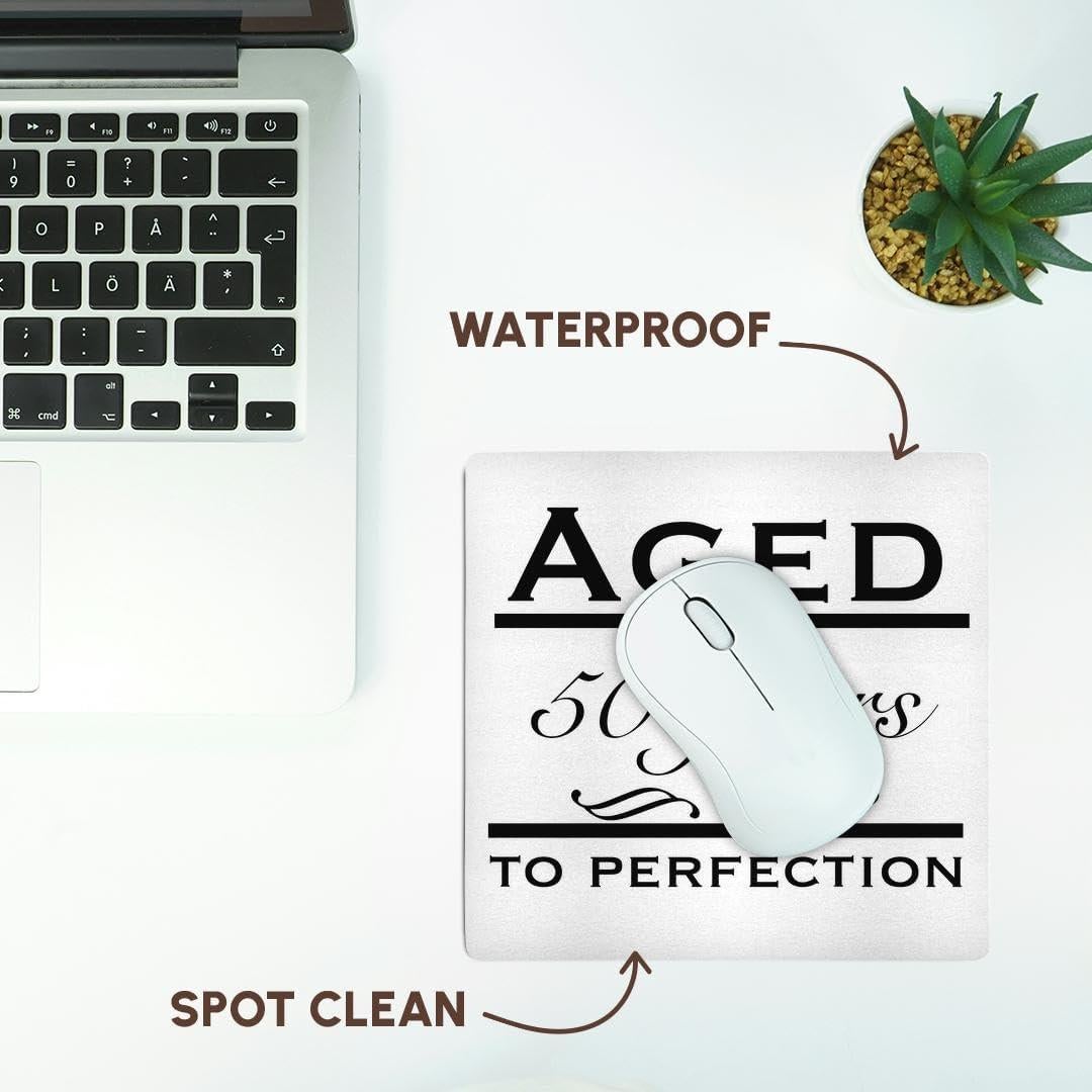 Mouse Pad Cuadrado 3dRose 20.32x20.32cm Feliz Cumpleaños