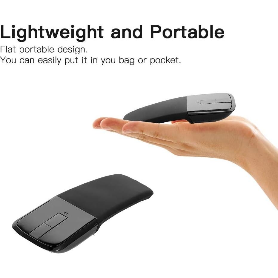 Ratón Plegable Silencioso SENECESLI USB Óptico para PC