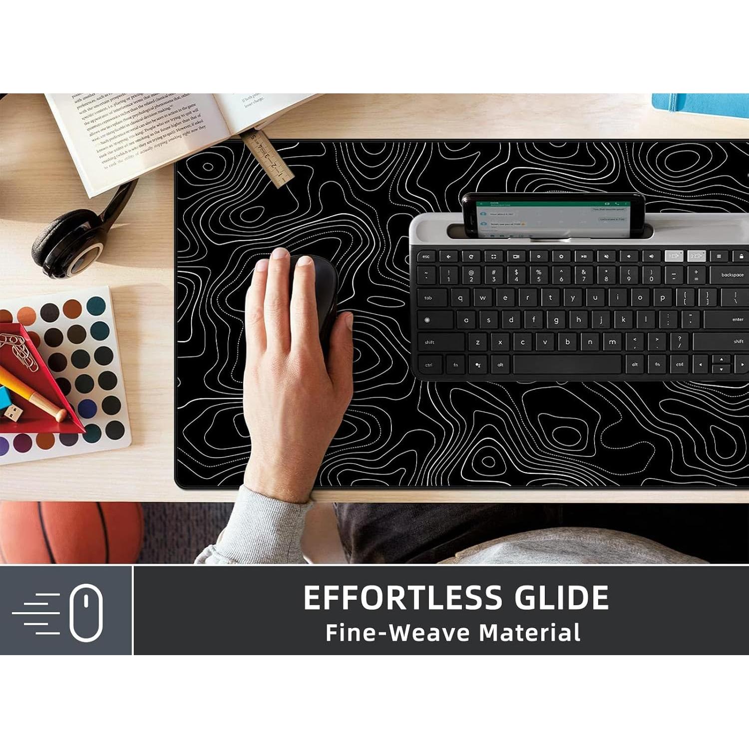 Alfombrilla de Ratón Gaming Rinaze XXL 90x40cm Antideslizante