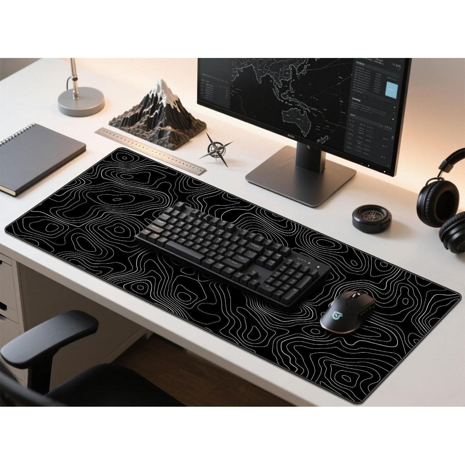 Alfombrilla de Ratón Gaming Rinaze XXL 90x40cm Antideslizante