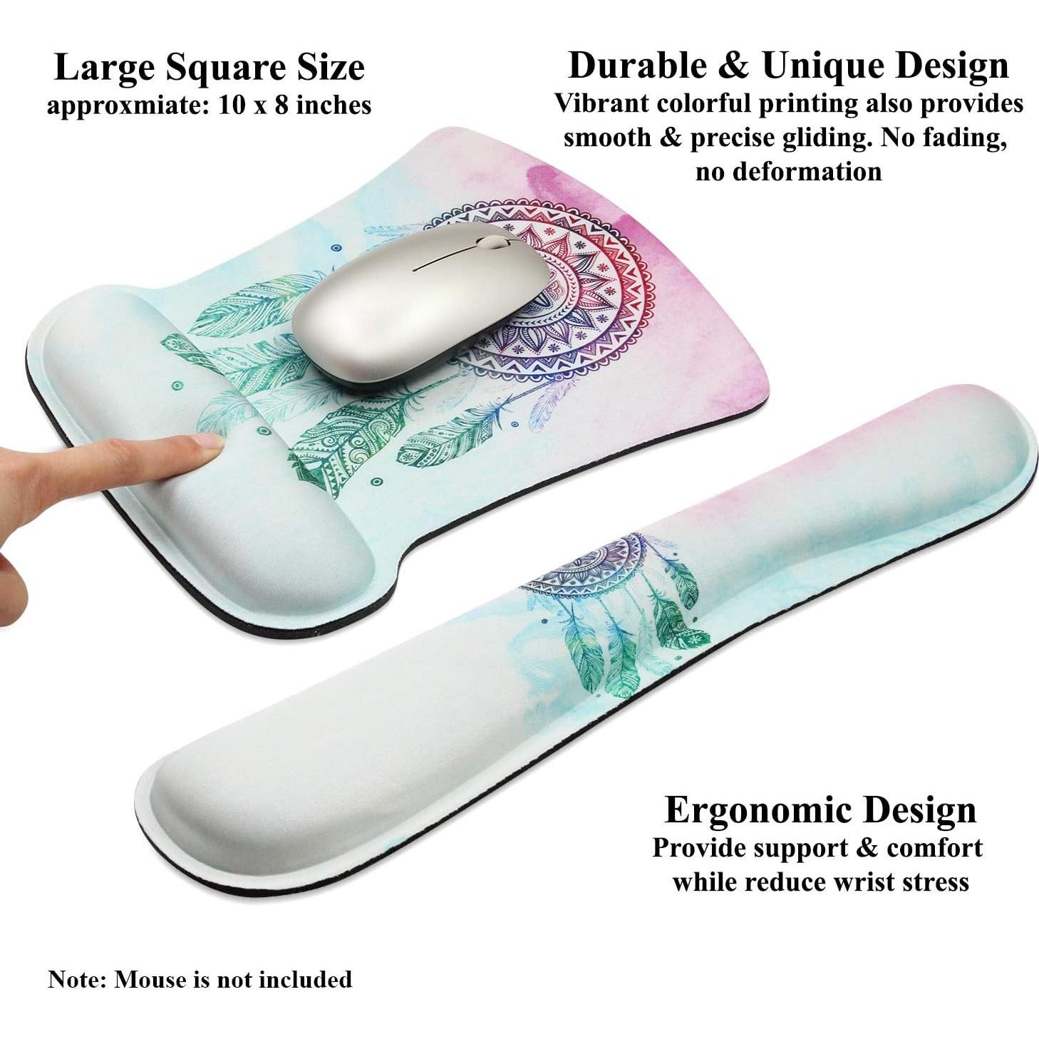 Soporte Ergonómico para Muñeca y Alfombrilla de Ratón Meffort