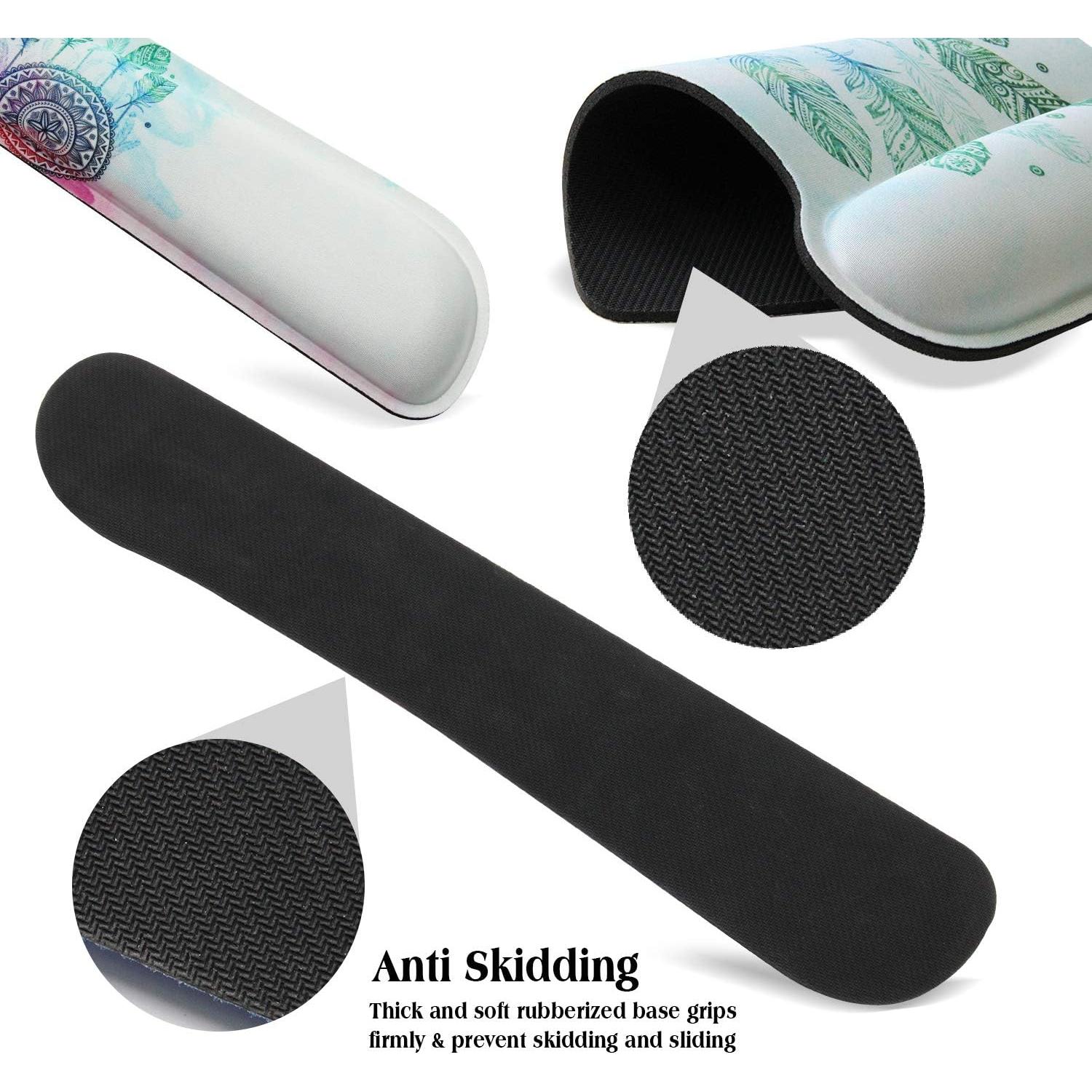 Soporte Ergonómico para Muñeca y Alfombrilla de Ratón Meffort