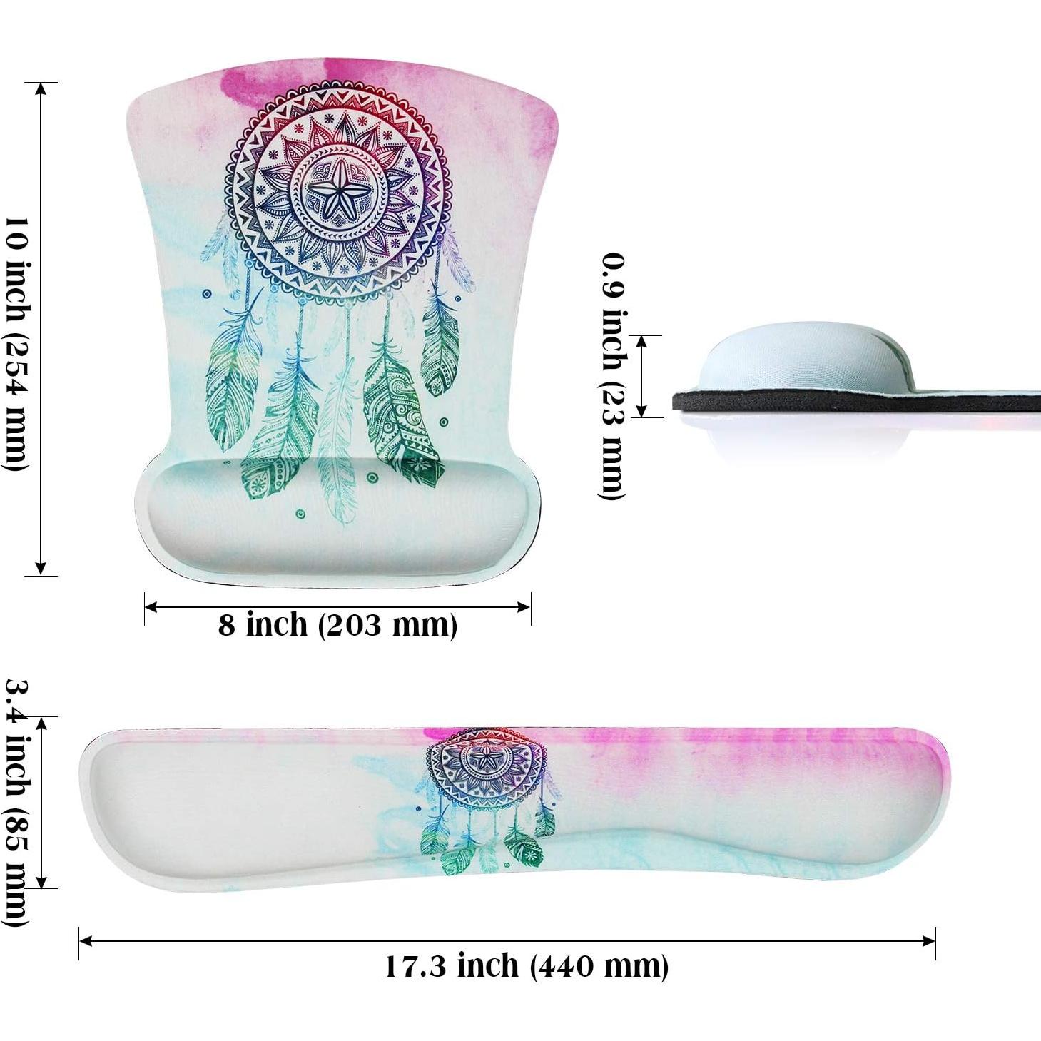 Soporte Ergonómico para Muñeca y Alfombrilla de Ratón Meffort