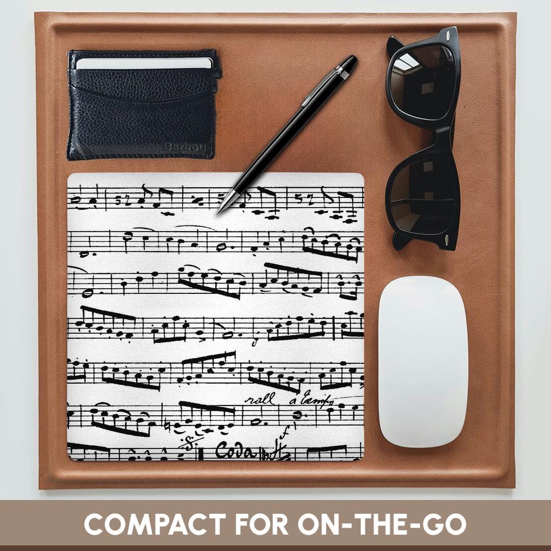 Alfombrilla de Ratón 3dRose Cuadrada Notas Musicales 20.32cm