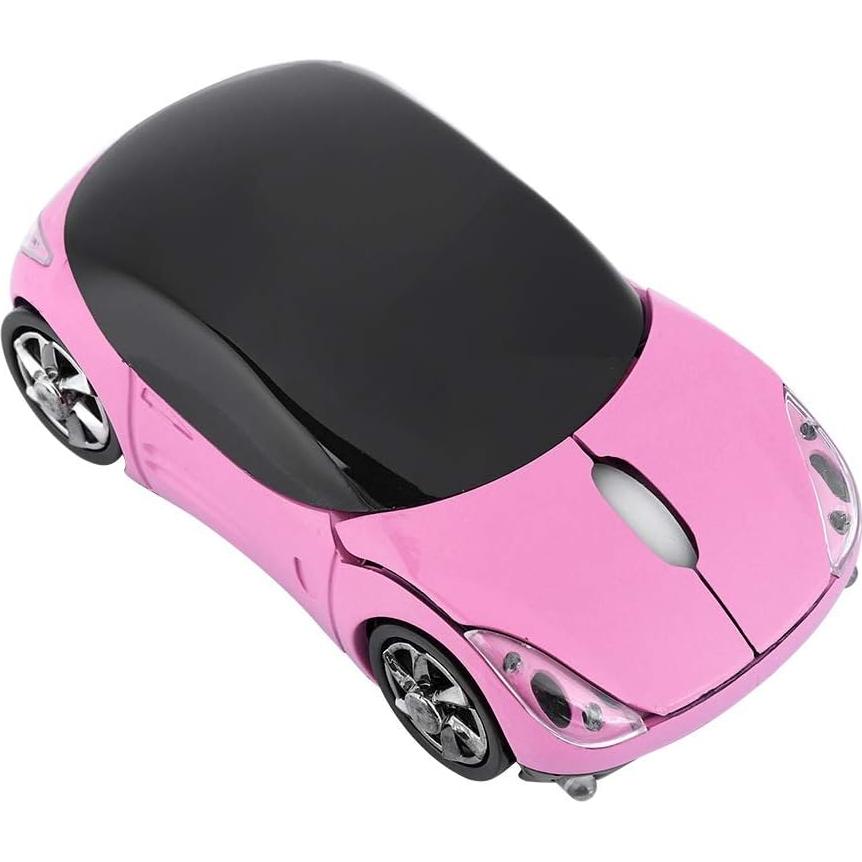 Mouse Óptico Inalámbrico Lazmin Rosa 1600DPI para PC y Mac