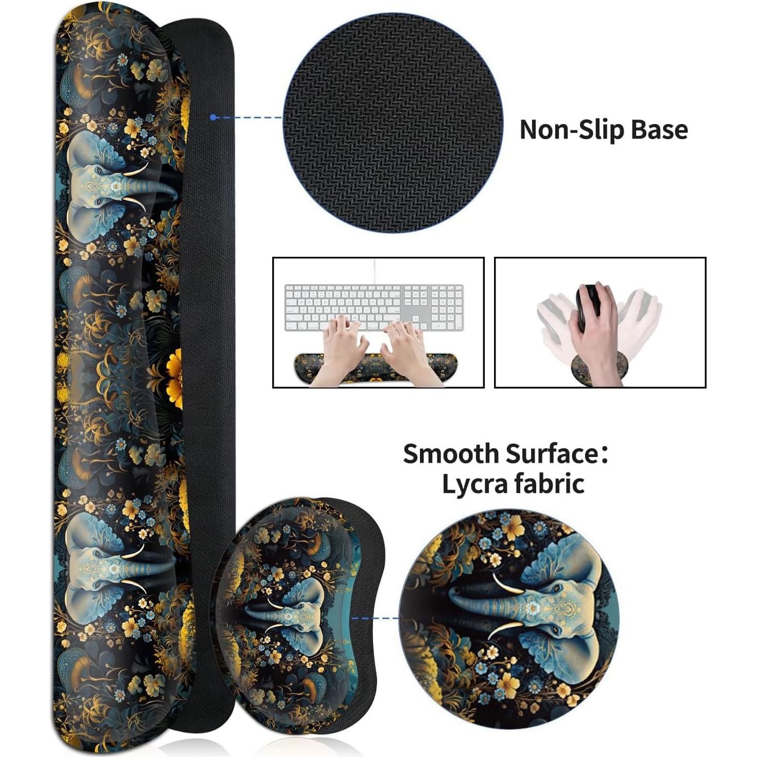 Conjunto Alfombrilla de Ratón Grande JVGFYNKL Ergonomía