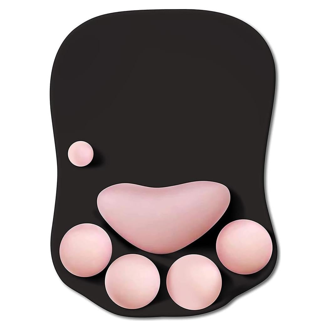 Alfombrilla de Ratón WESAPPINC Patas de Gato Ergonómica 27.1x19.8 cm