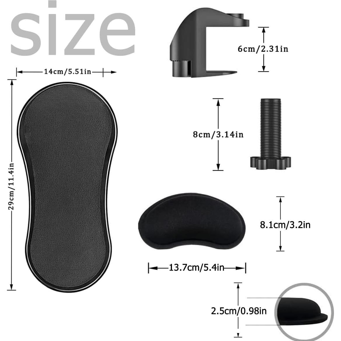 Soporte Ergonómico para Muñeca BieFuDan con Almohadilla