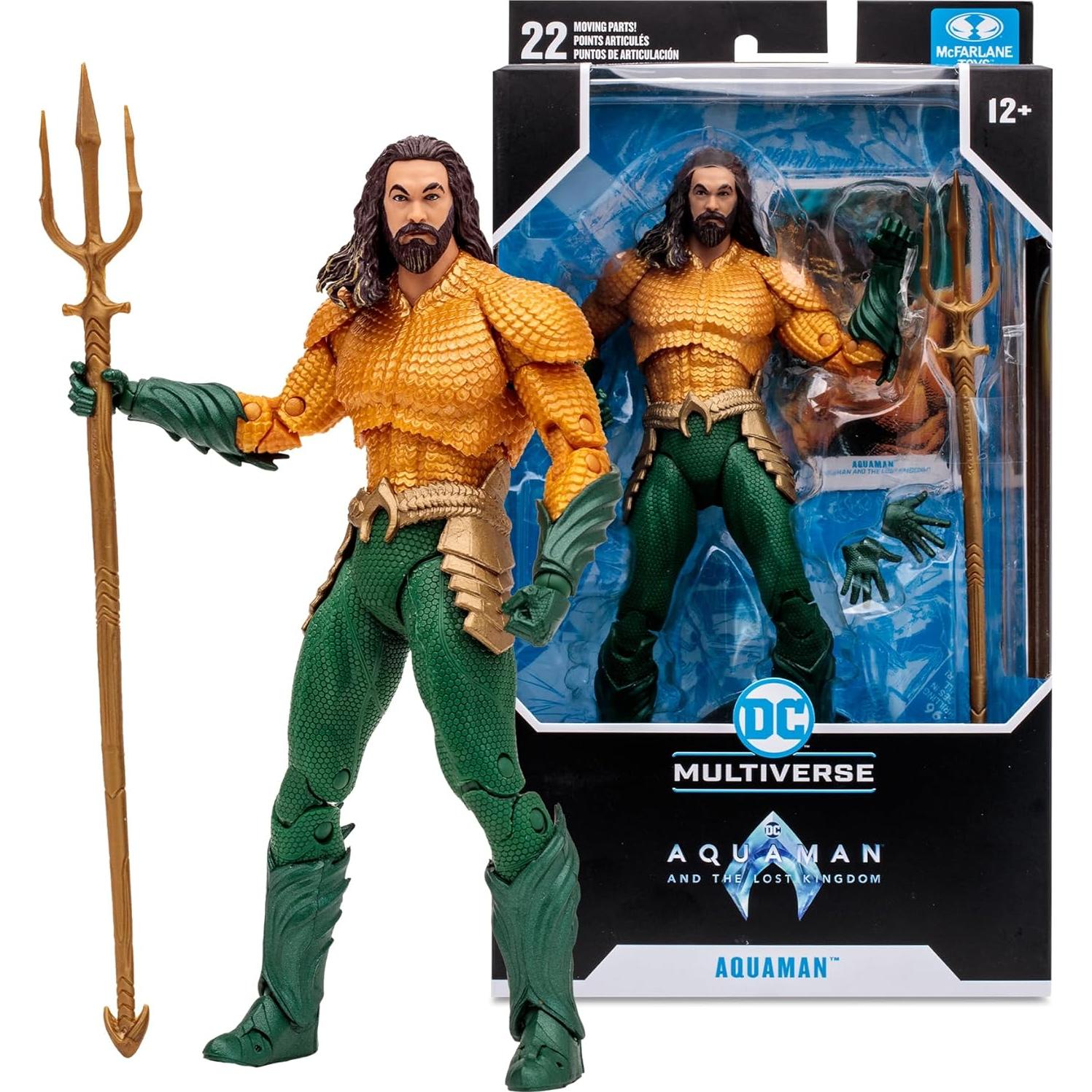 Figura de Acción McFarlane Toys Aquaman 18 cm Detallada