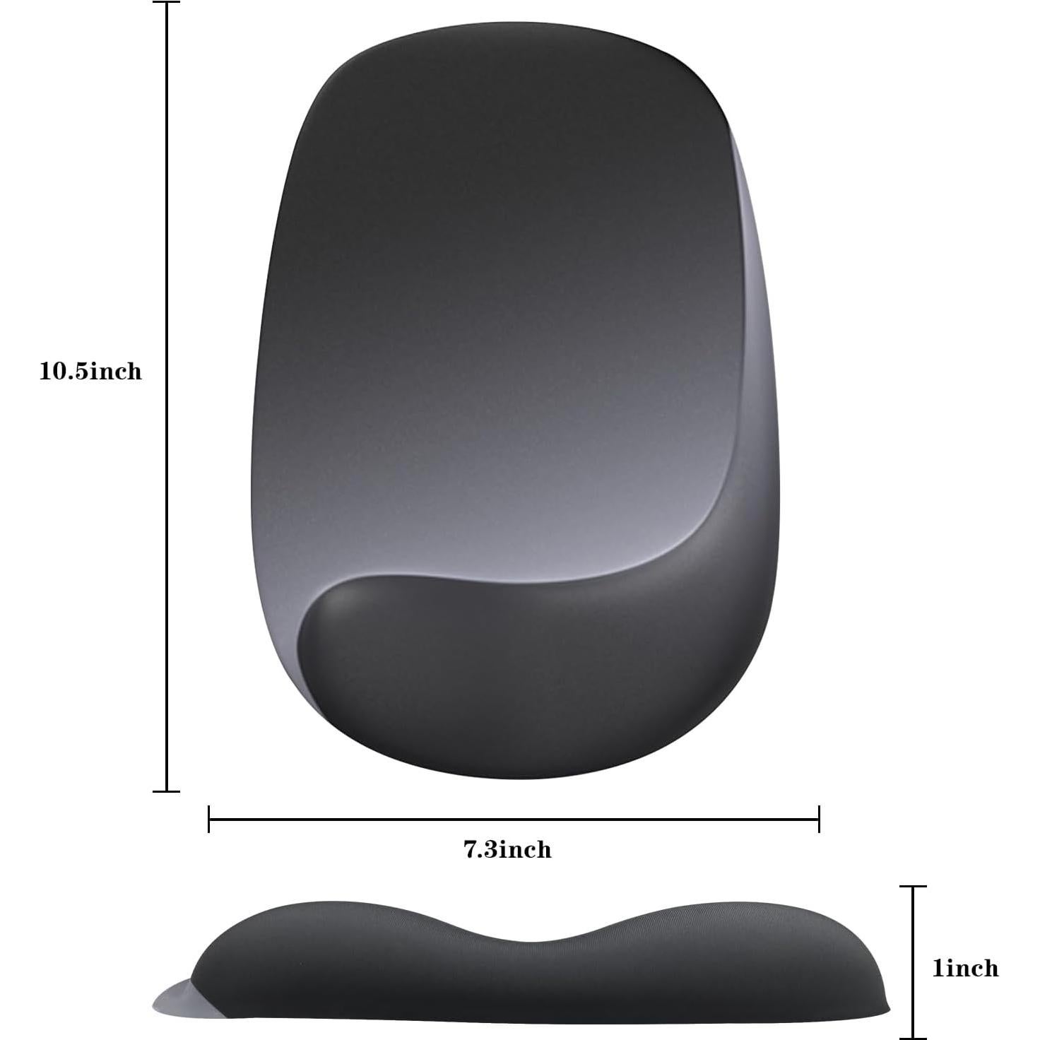 Alfombrilla de Ratón Ergonómica CFHYZAZNCL con Gel Negro