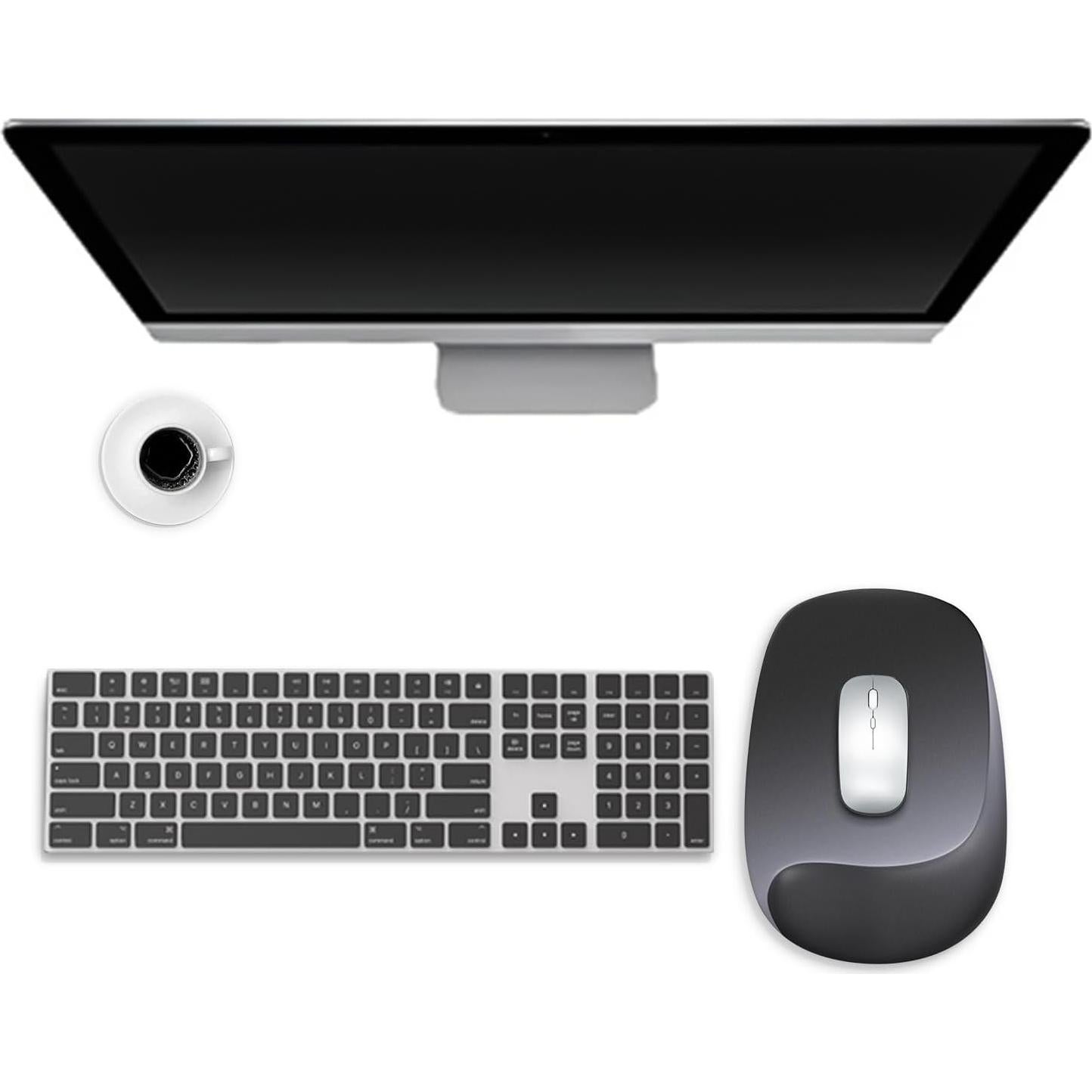 Alfombrilla de Ratón Ergonómica CFHYZAZNCL con Gel Negro