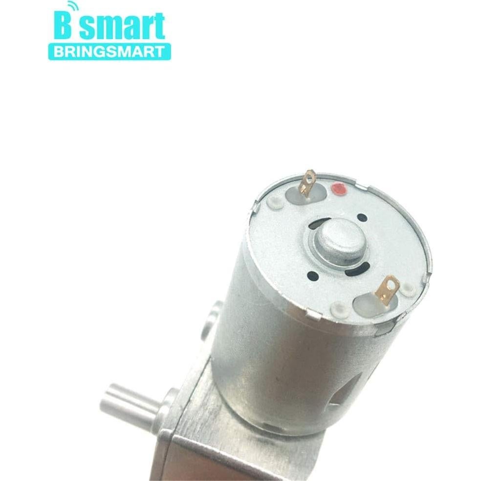 Motor de Engranaje de Gusano BRINGSMART 12V 40rpm 4.5kg.cm