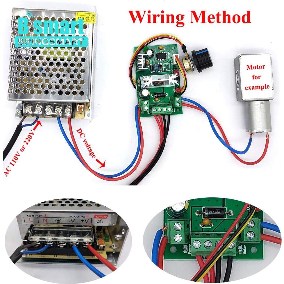 Motor de Engranaje de Gusano BRINGSMART 12V 40rpm 4.5kg.cm