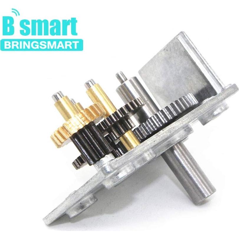 Motor de Engranaje de Gusano BRINGSMART 12V 40rpm 4.5kg.cm