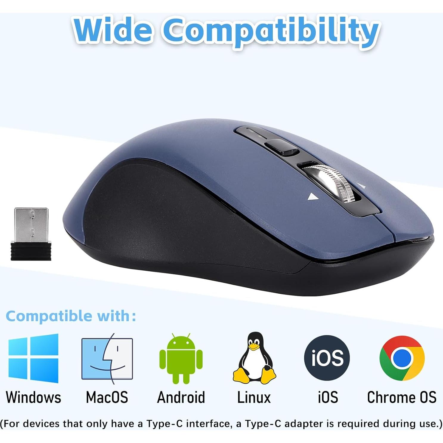 Ratón Inalámbrico CITLLA L360, DPI Ajustable 1000-3000