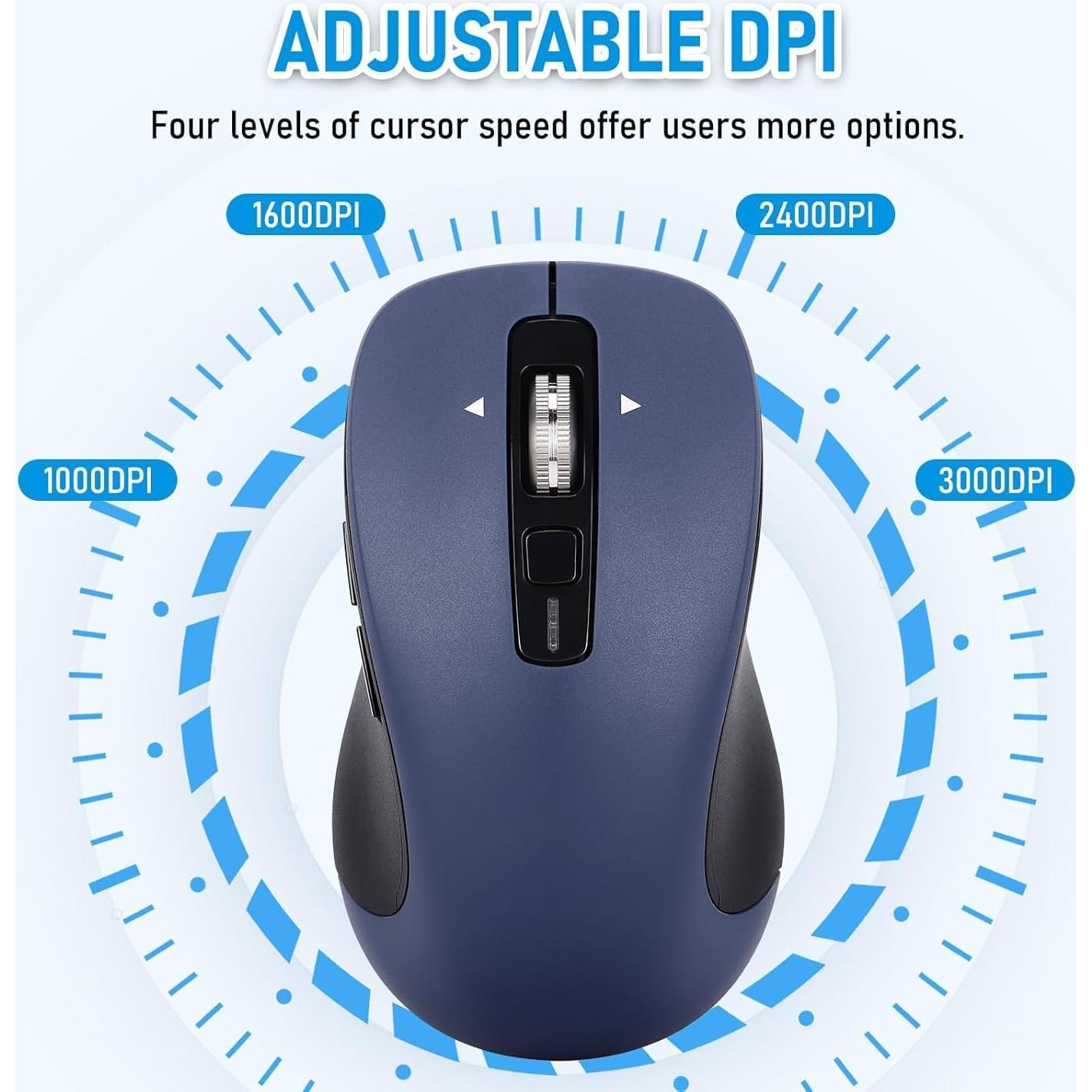 Ratón Inalámbrico CITLLA L360, DPI Ajustable 1000-3000