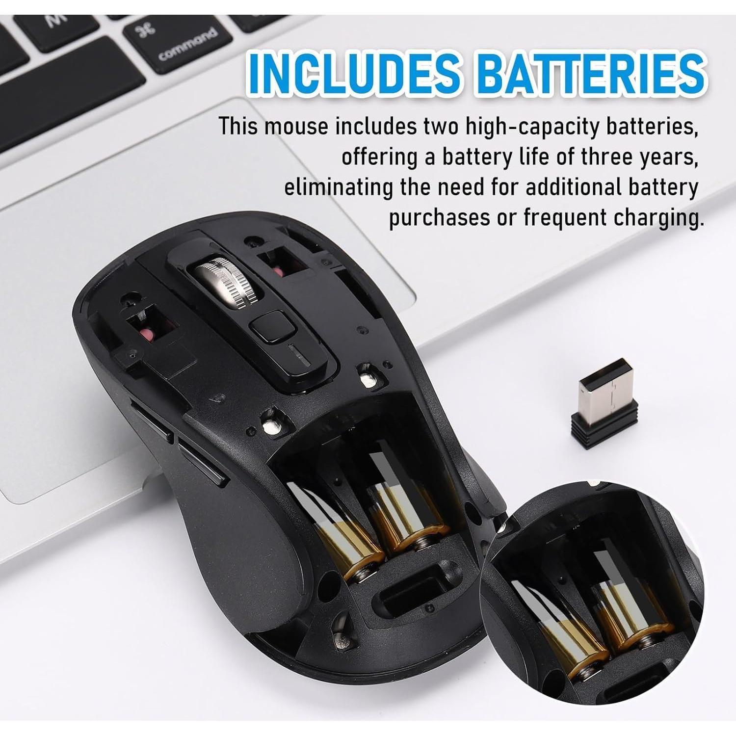 Ratón Inalámbrico CITLLA L360, DPI Ajustable 1000-3000