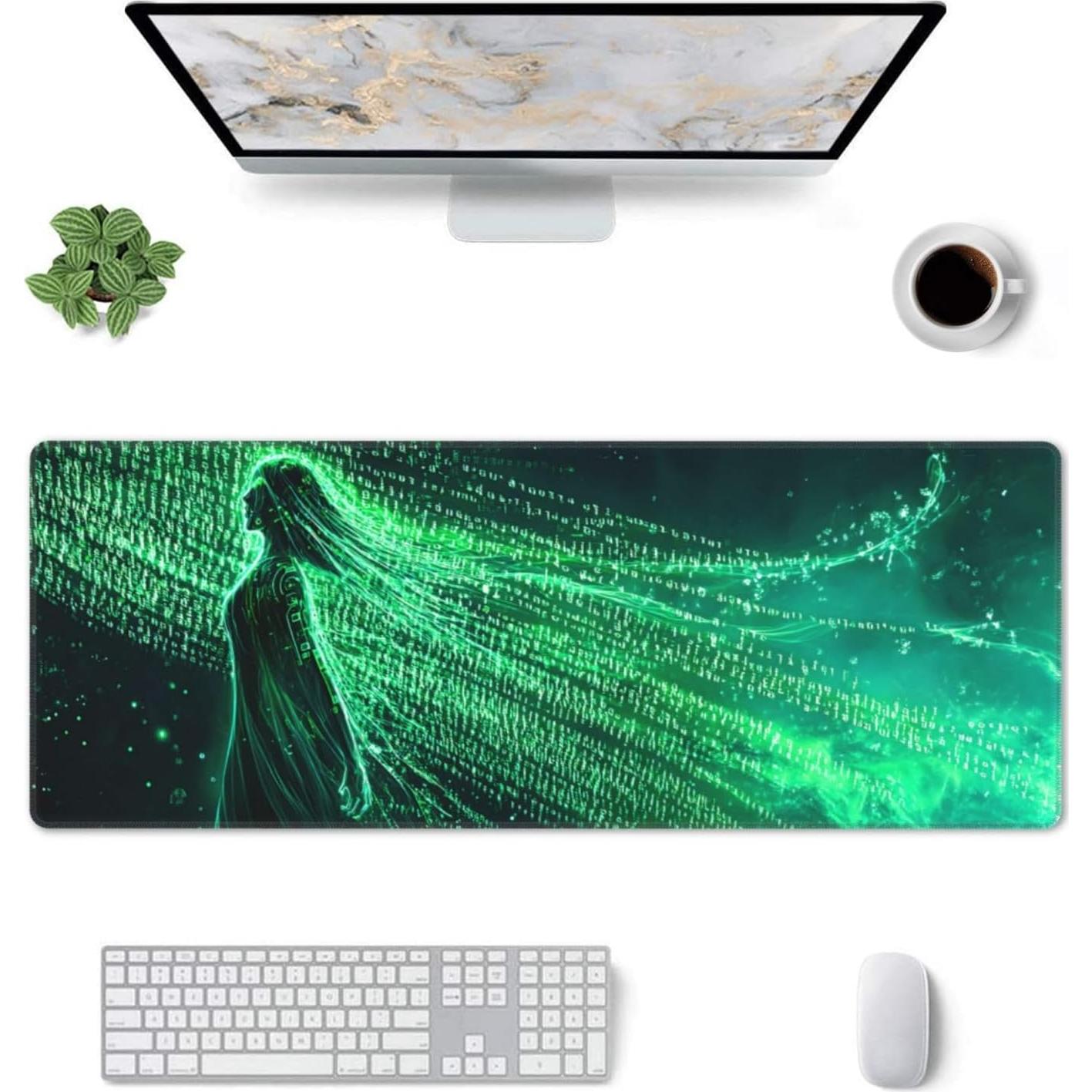 Alfombrilla de Ratón Grande Mqtzyiwx 80x30cm Antideslizante