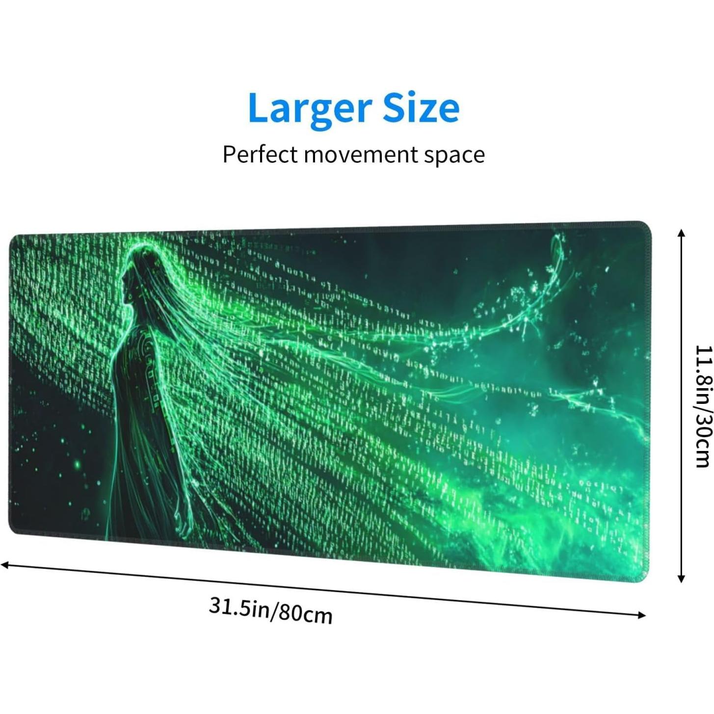 Alfombrilla de Ratón Grande Mqtzyiwx 80x30cm Antideslizante