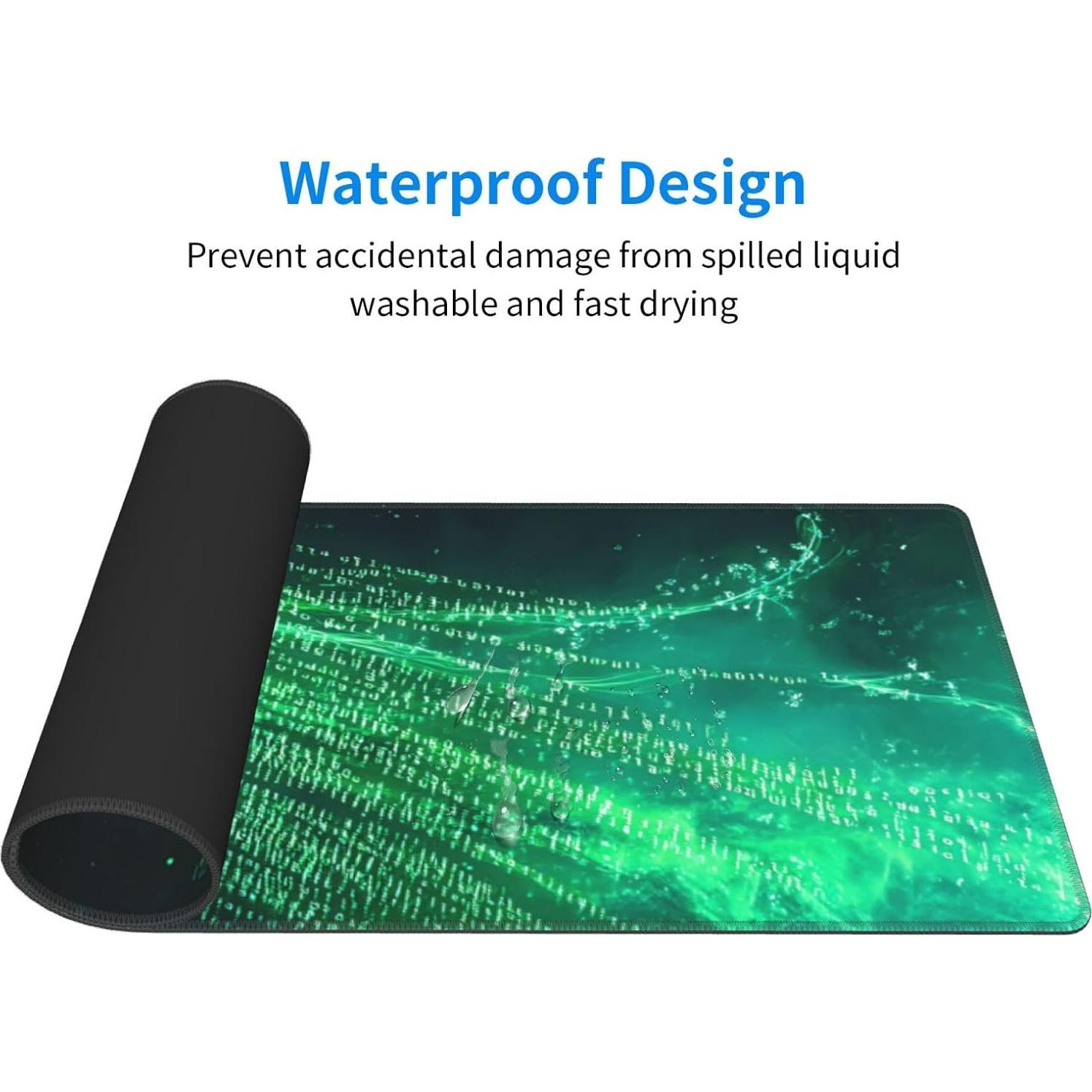 Alfombrilla de Ratón Grande Mqtzyiwx 80x30cm Antideslizante