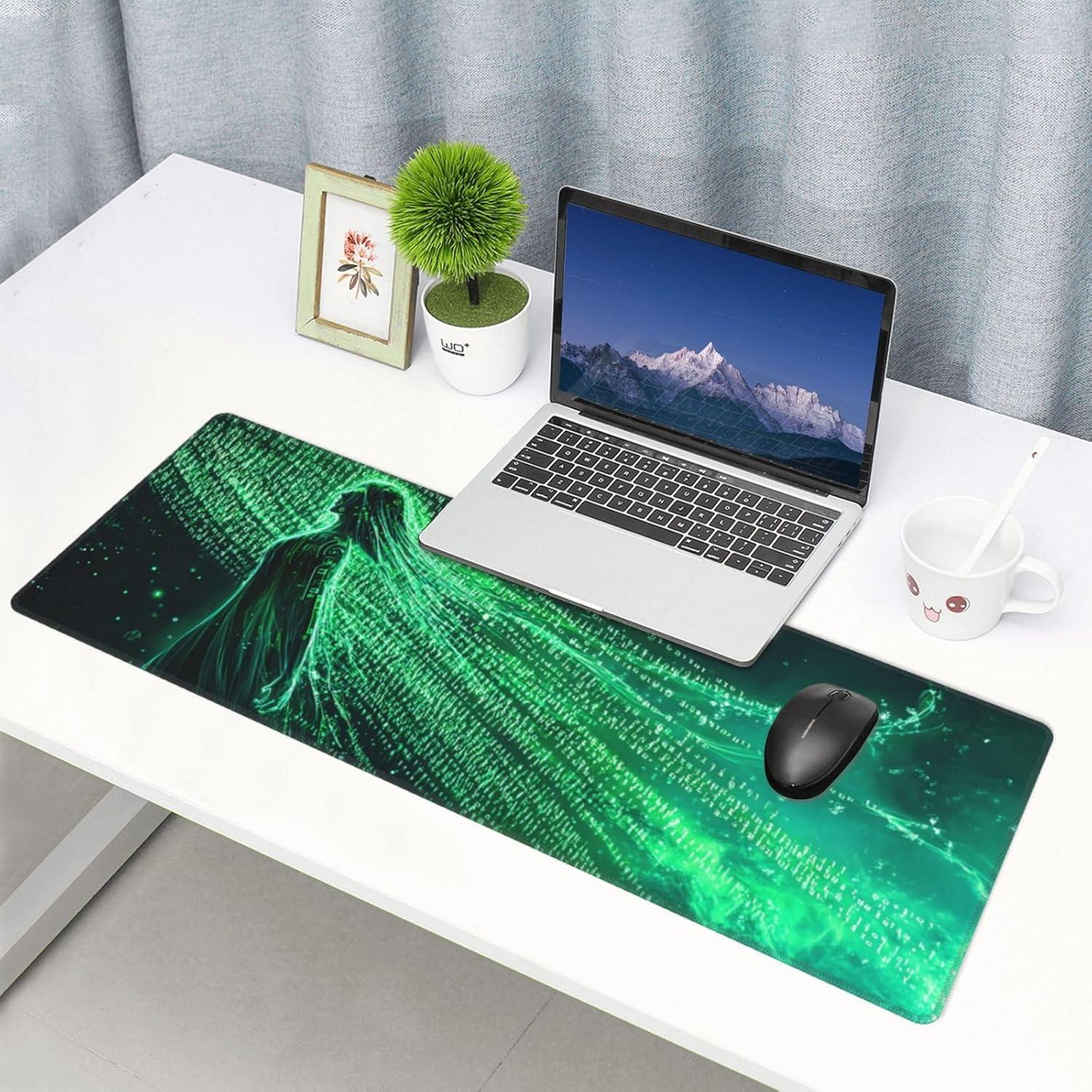 Alfombrilla de Ratón Grande Mqtzyiwx 80x30cm Antideslizante