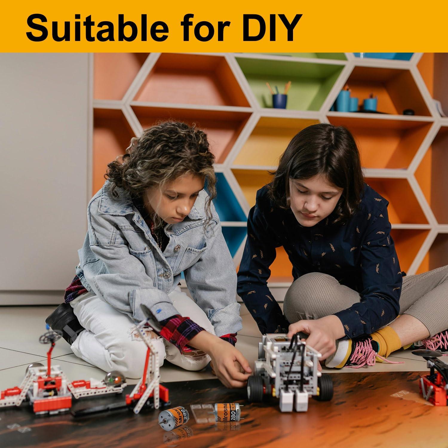 6 Motores DC Mini 280 Mrosnail 3V-12V 13500RPM 0.5A