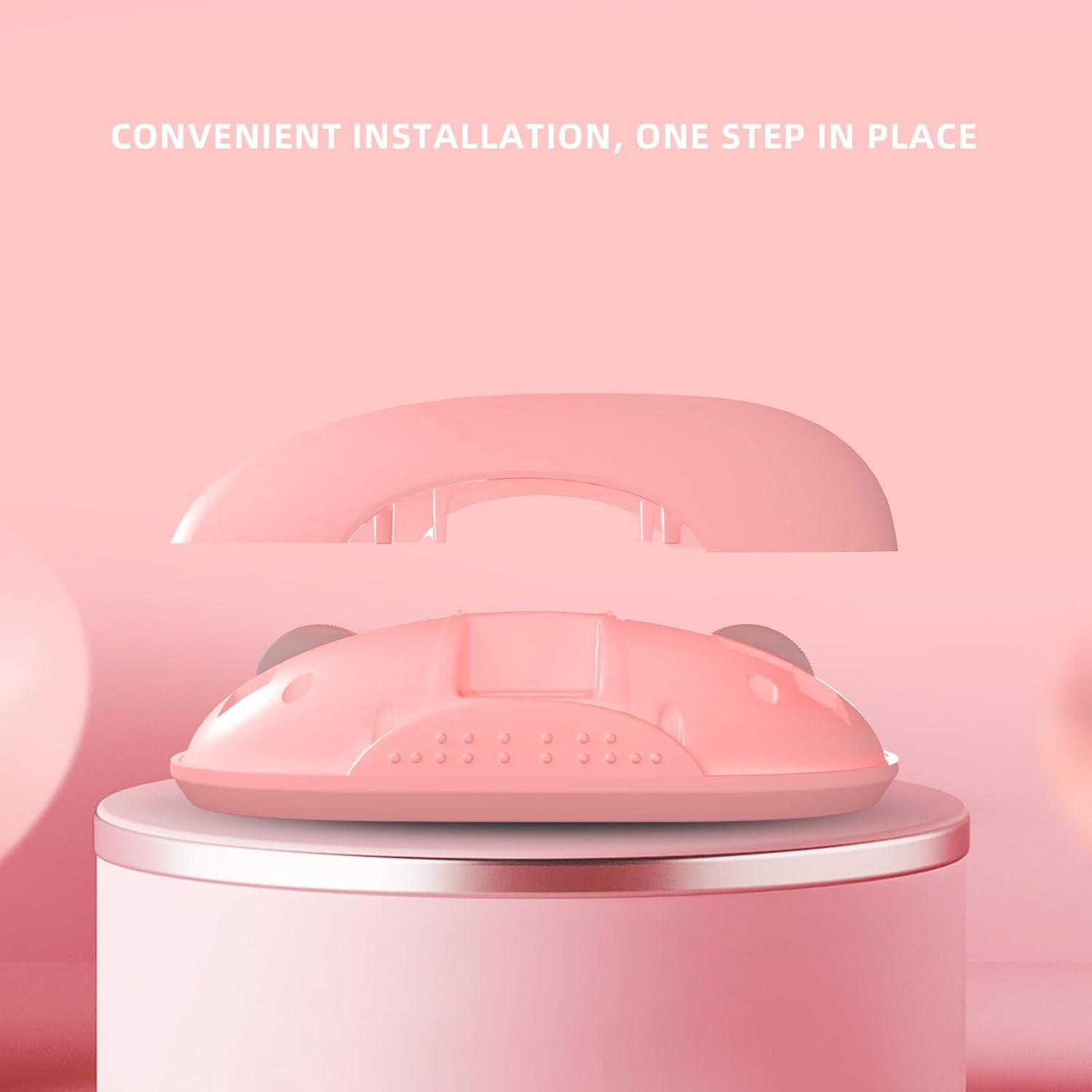 Ratón Inalámbrico ONE-UP Rosa 2.4G Bluetooth 5.0 Silencioso