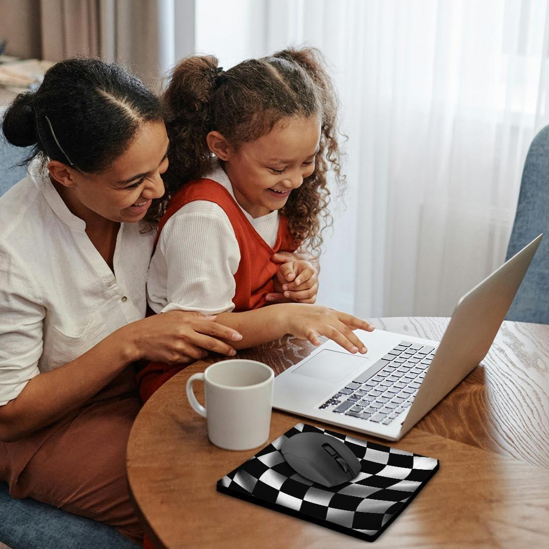 Alfombrilla de Ratón 3dRose 20.32x20.32cm Bandera de Cuadros