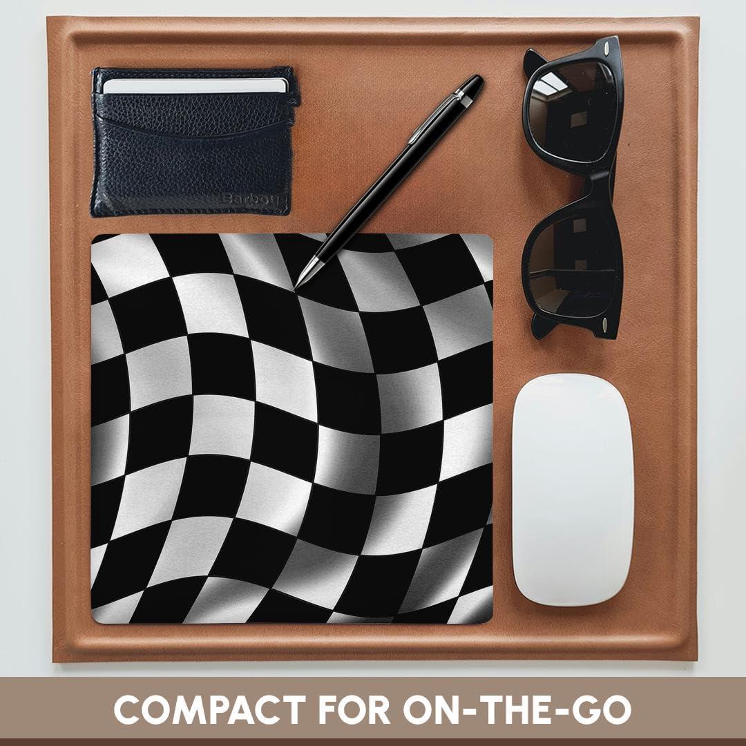 Alfombrilla de Ratón 3dRose 20.32x20.32cm Bandera de Cuadros