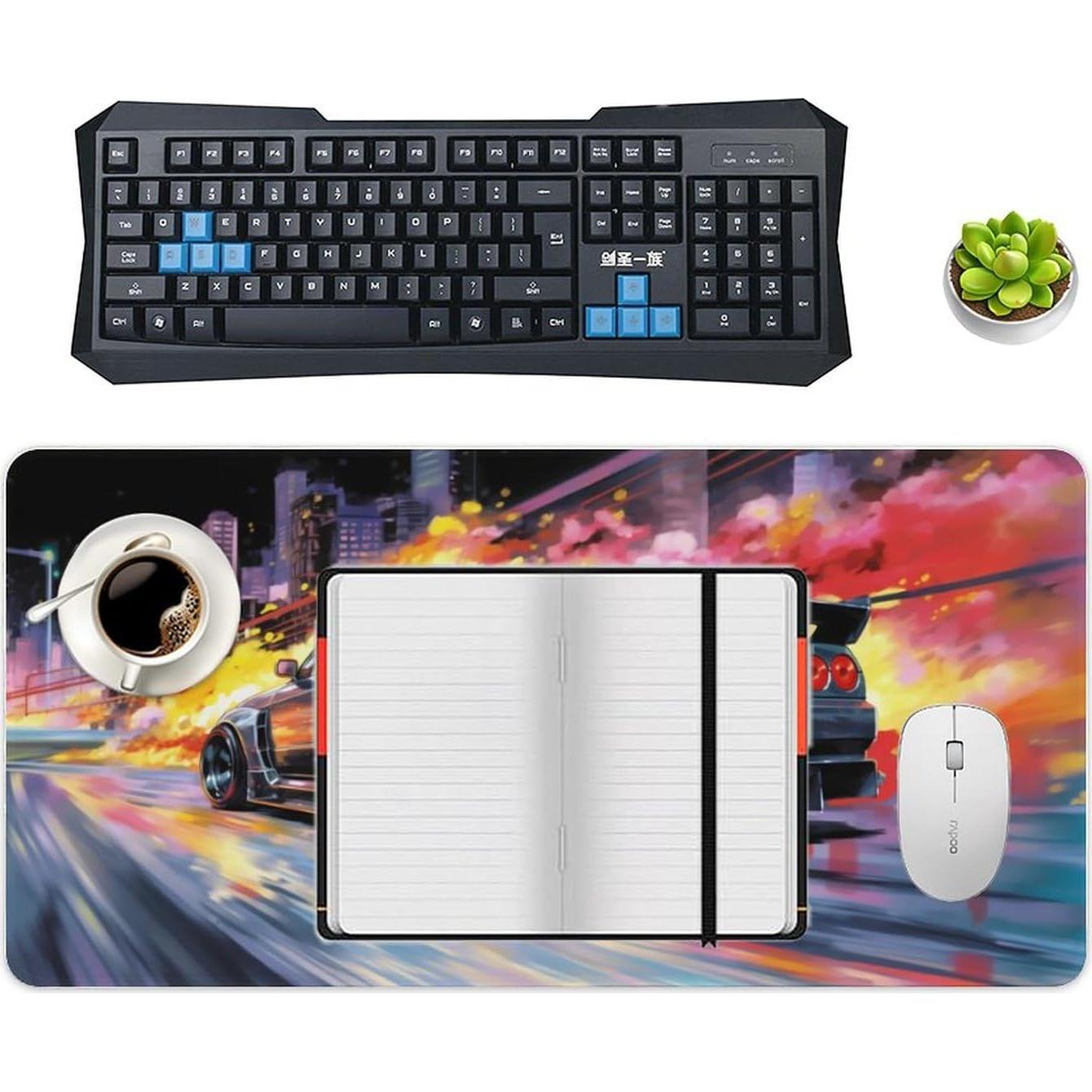 Alfombrilla de Ratón Grande JDM R32 Tokyo Drift 60x30 cm