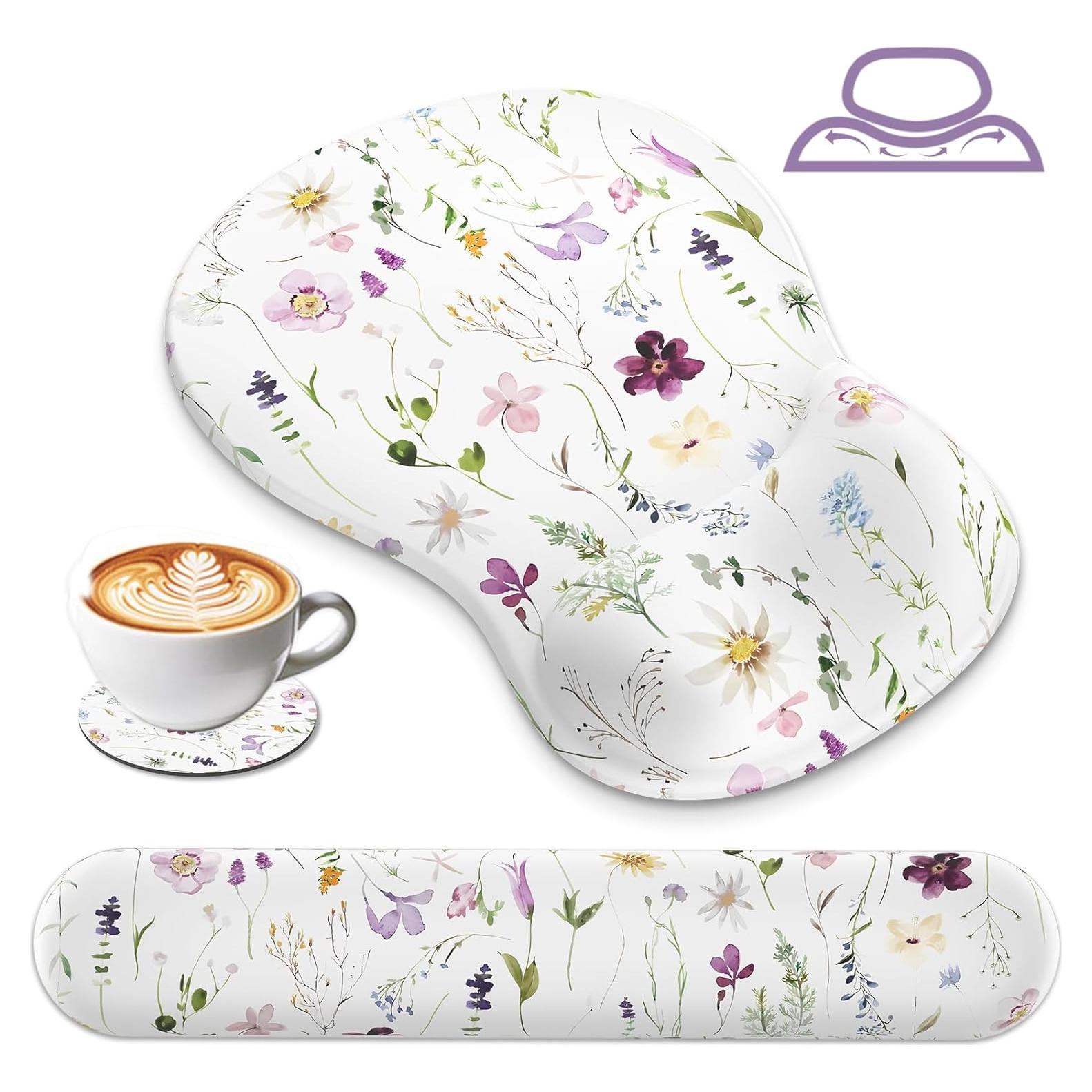 Almohadilla Ergonómica AKIT con Reposamuñecas y Soporte