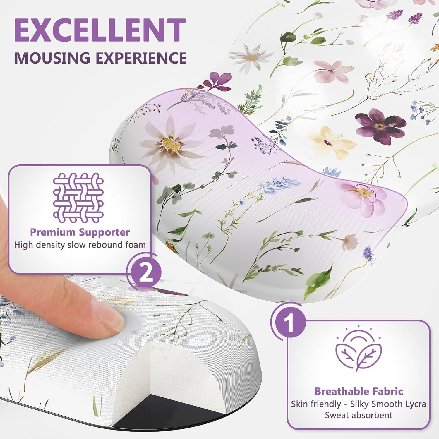 Almohadilla Ergonómica AKIT con Reposamuñecas y Soporte