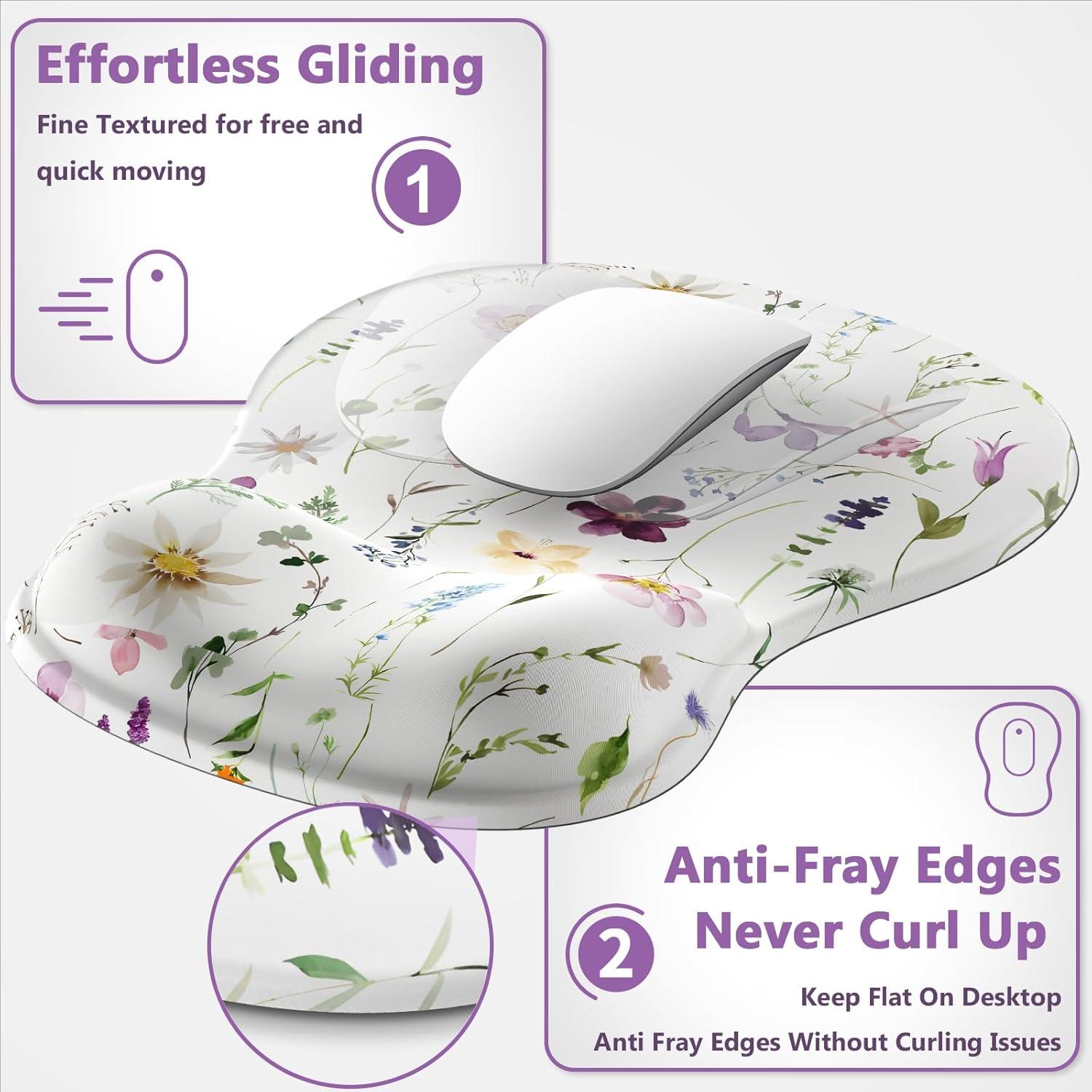 Almohadilla Ergonómica AKIT con Reposamuñecas y Soporte