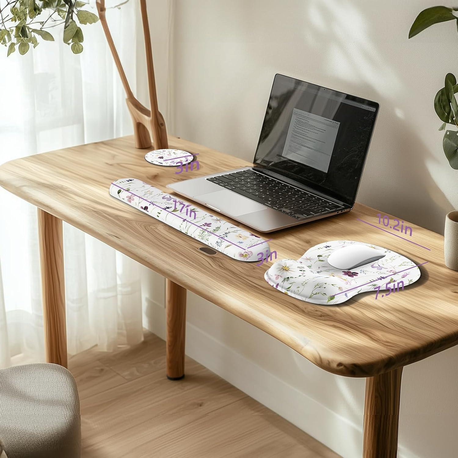 Almohadilla Ergonómica AKIT con Reposamuñecas y Soporte