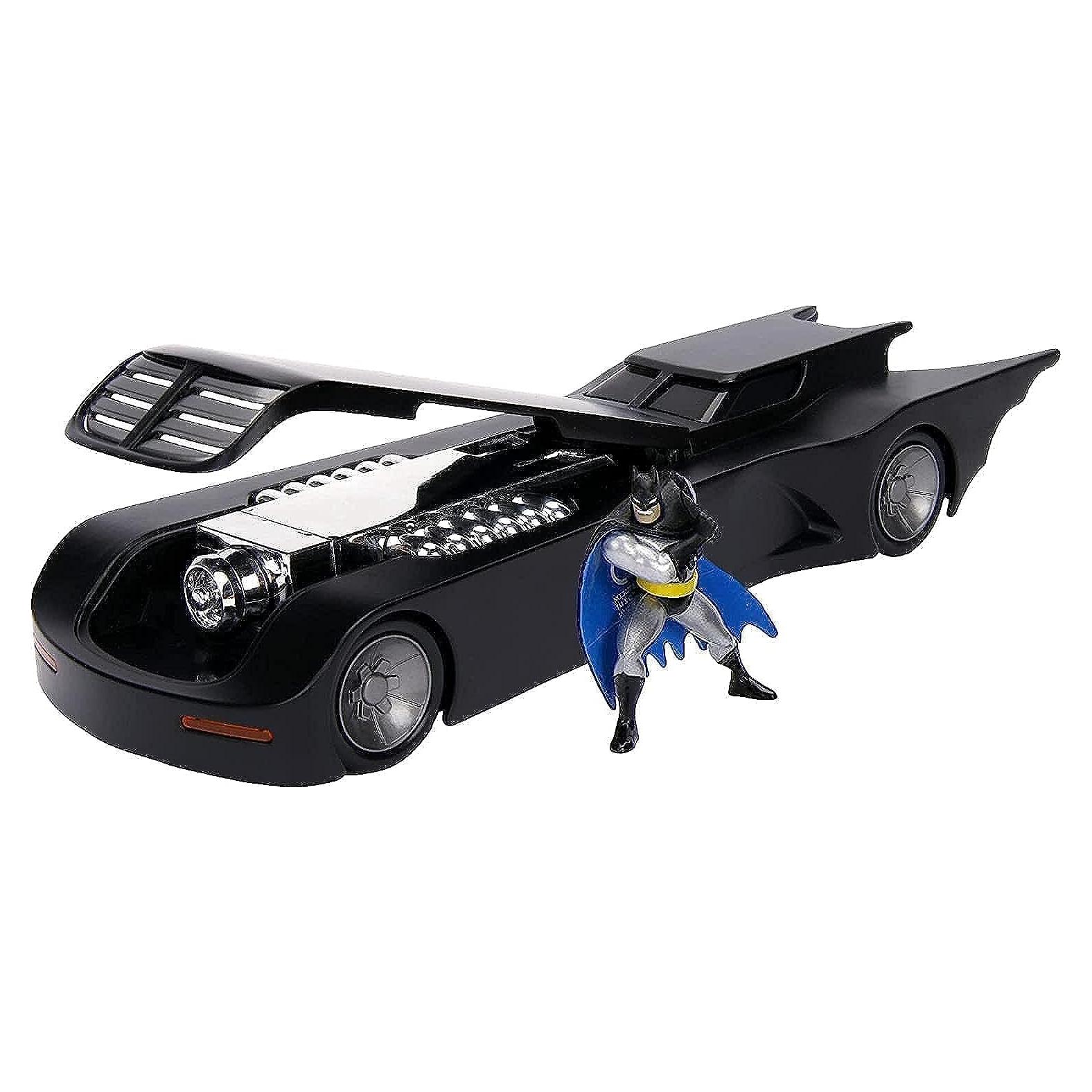 Batmóvil 1:24 Jada Toys con figura de Batman 6,99 cm