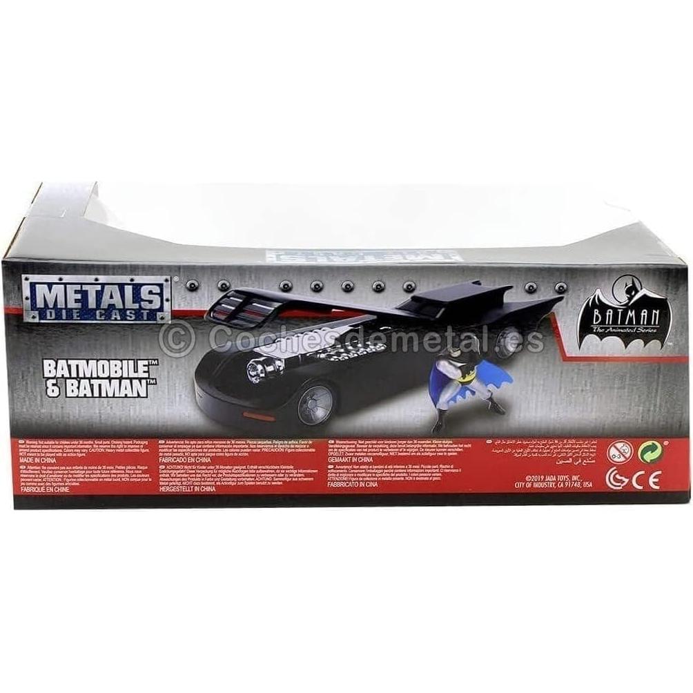 Batmóvil 1:24 Jada Toys con figura de Batman 6,99 cm