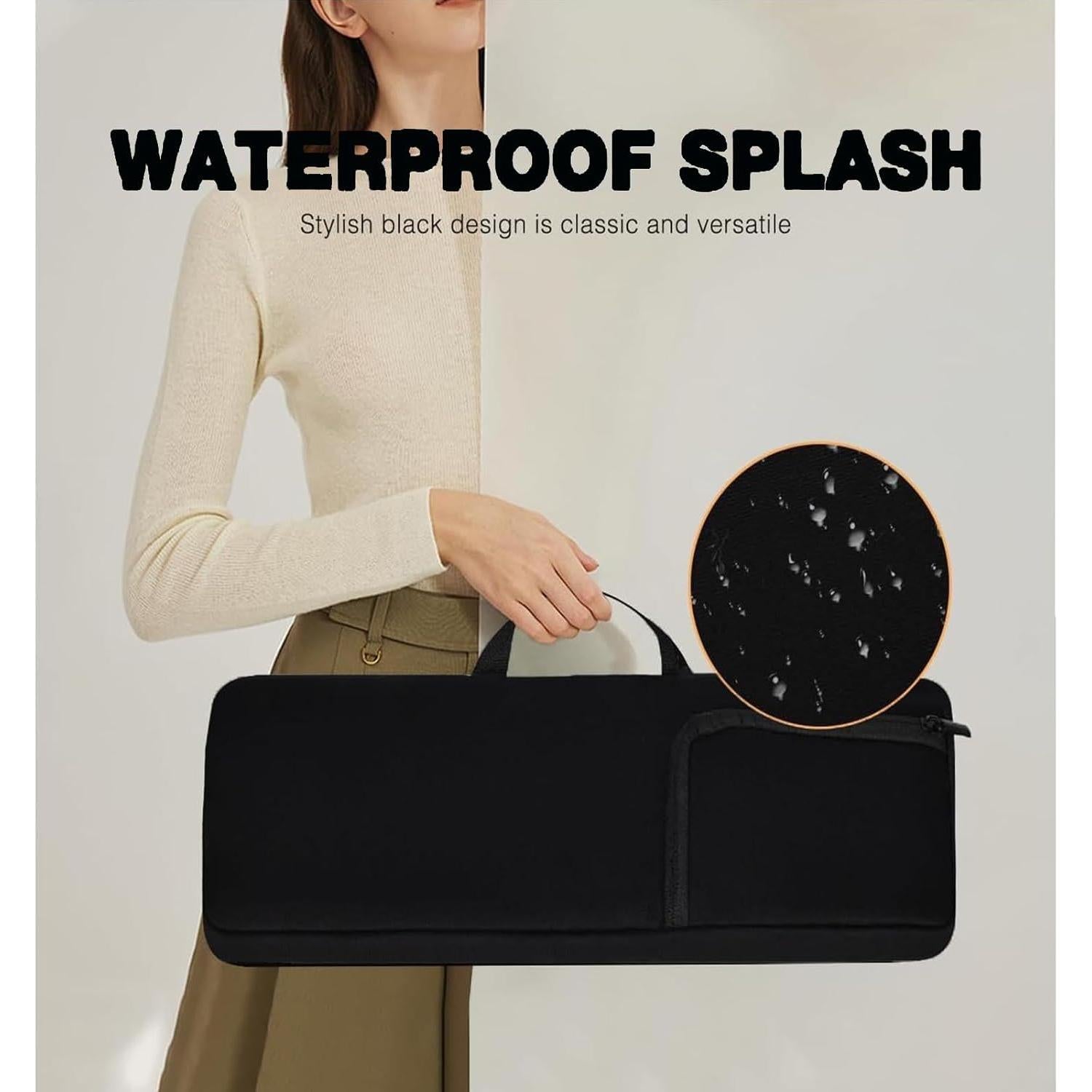 Funda de teclado Lovaky 2.4G ergonómica viaje neopreno