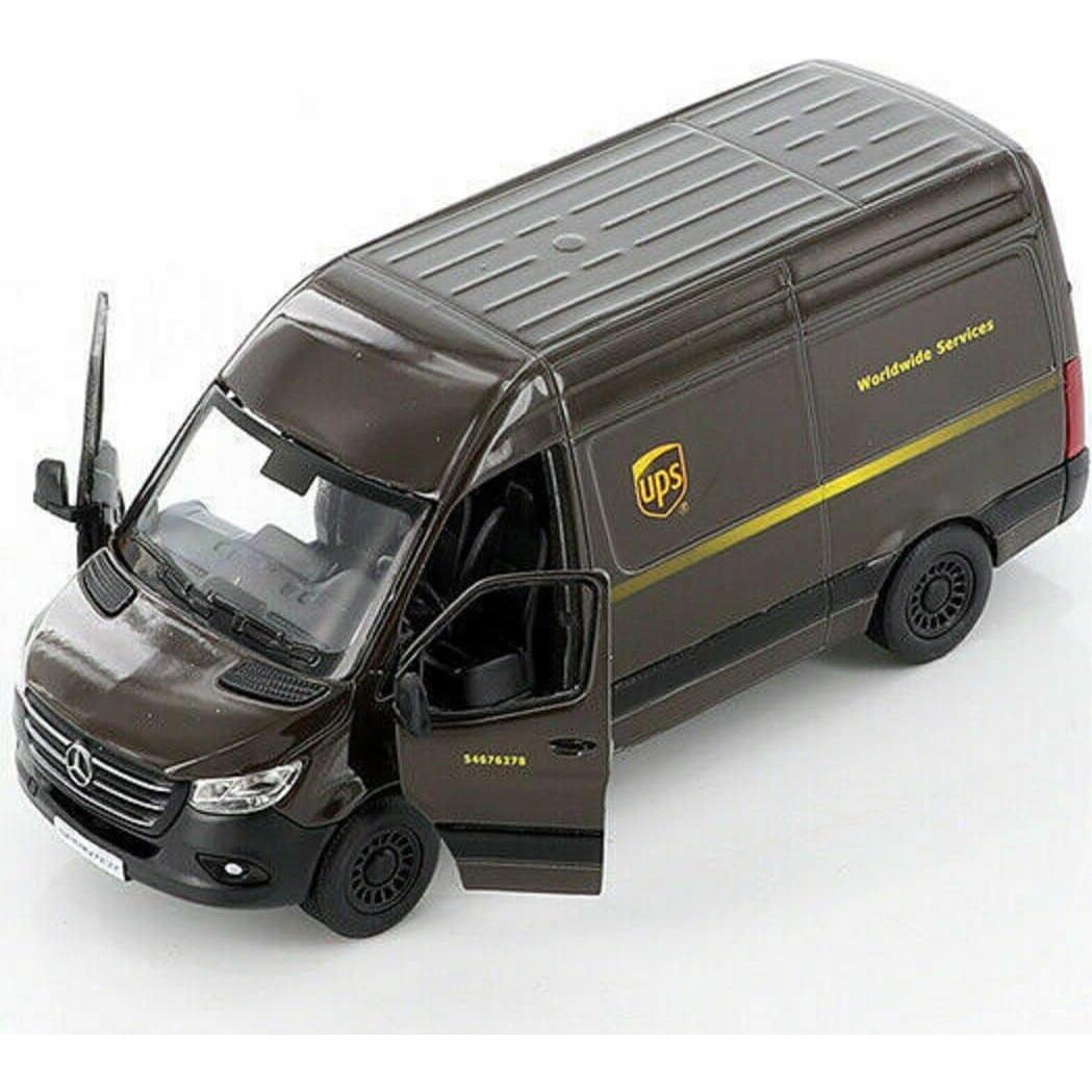 KiNSMART Furgoneta Mercedes-Benz Sprinter 1:48 Retroceso