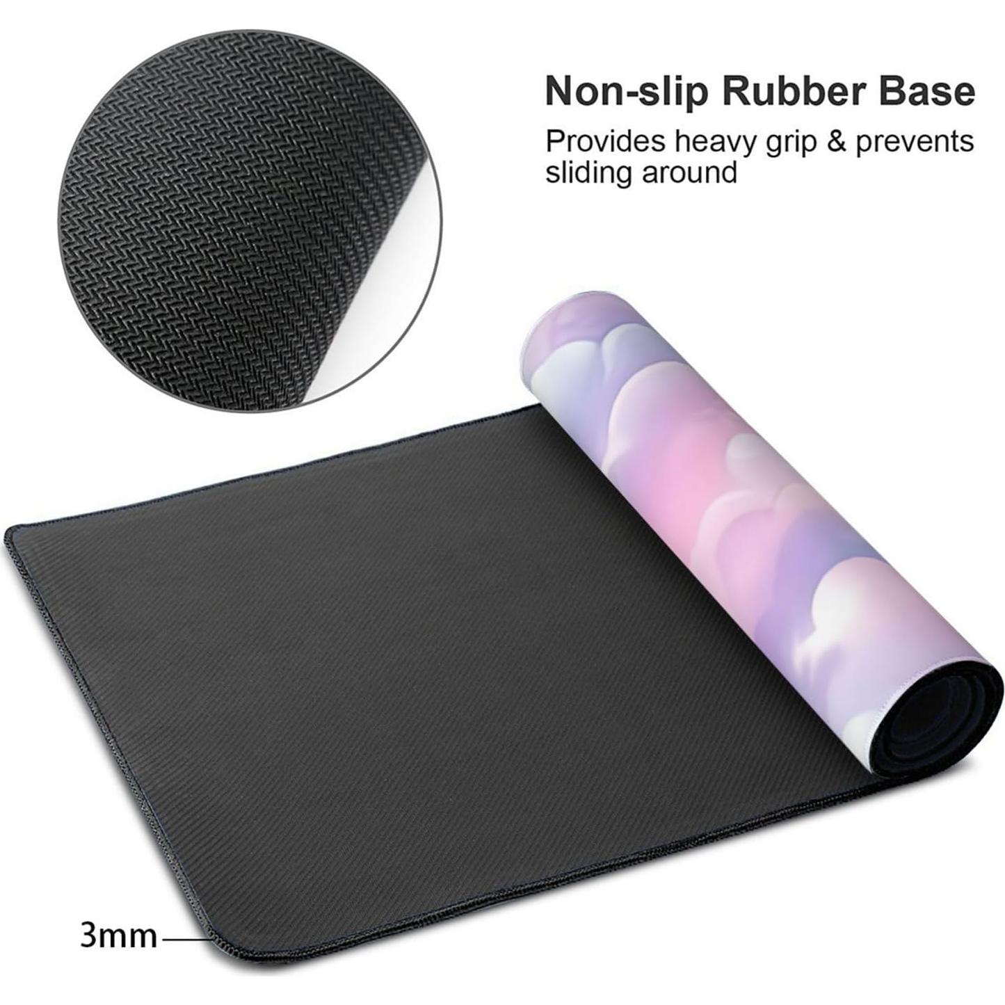 Alfombrilla de Ratón Grande Tangopi Nube Galáctica Rosa 90x40cm