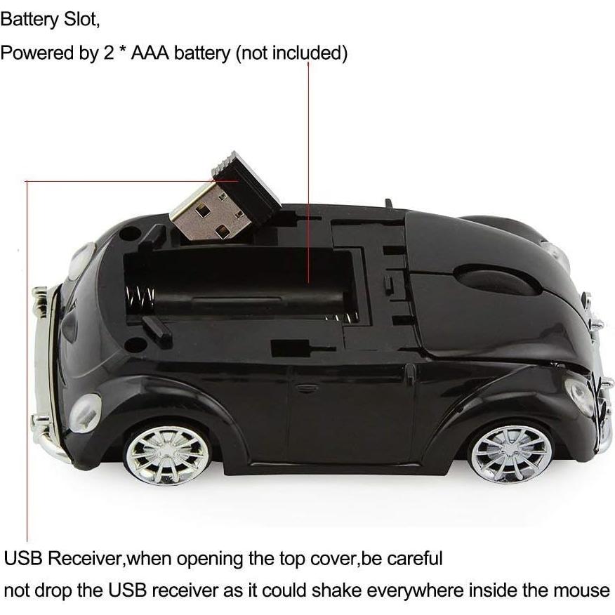 Ratón Inalámbrico Deportivo Aikchi AK1405A 1000DPI Negro