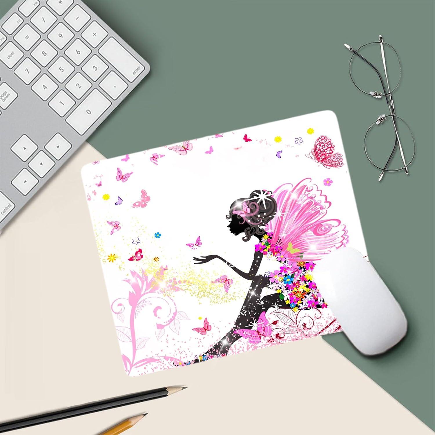 Alfombrilla de Ratón Brillante MXCVER Rosa 20.1x24.1 cm