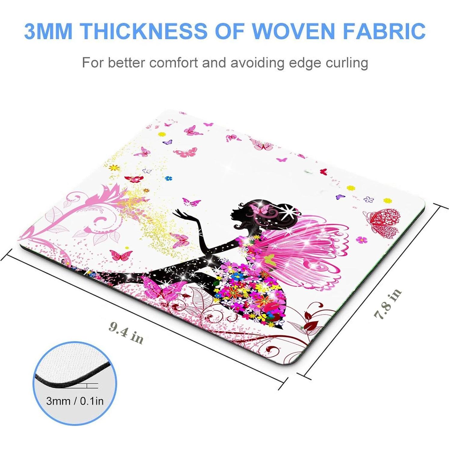 Alfombrilla de Ratón Brillante MXCVER Rosa 20.1x24.1 cm