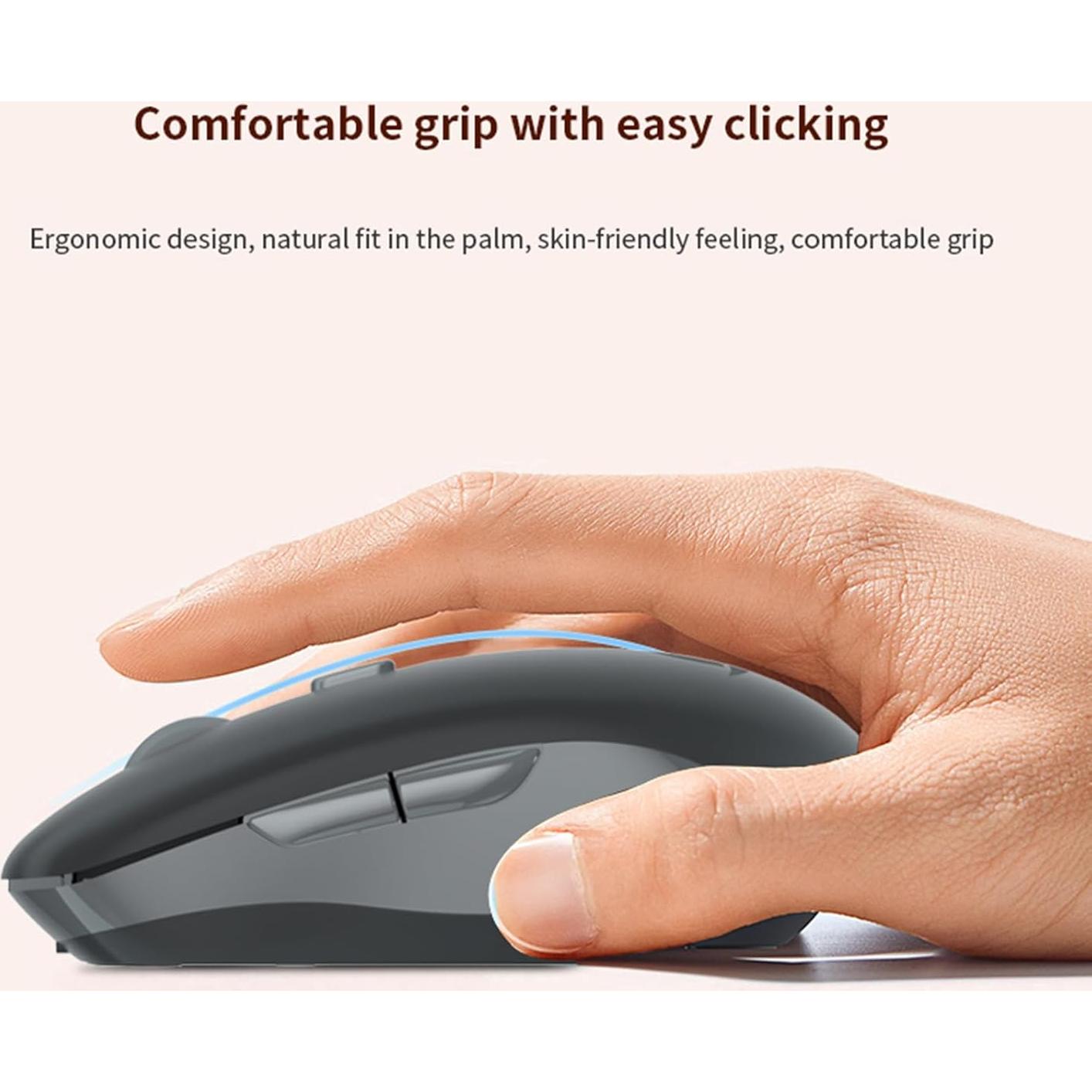 Ratón Inalámbrico Samudgate Doble Modo Bluetooth 2.4G