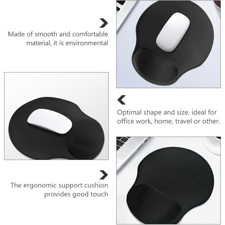 Almohadilla Ergonómica VILLFUL con Reposamuñecas de Gel 23.5x20cm