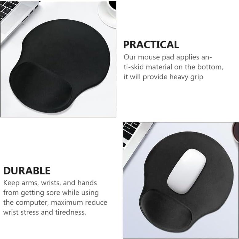 Almohadilla Ergonómica VILLFUL con Reposamuñecas de Gel 23.5x20cm