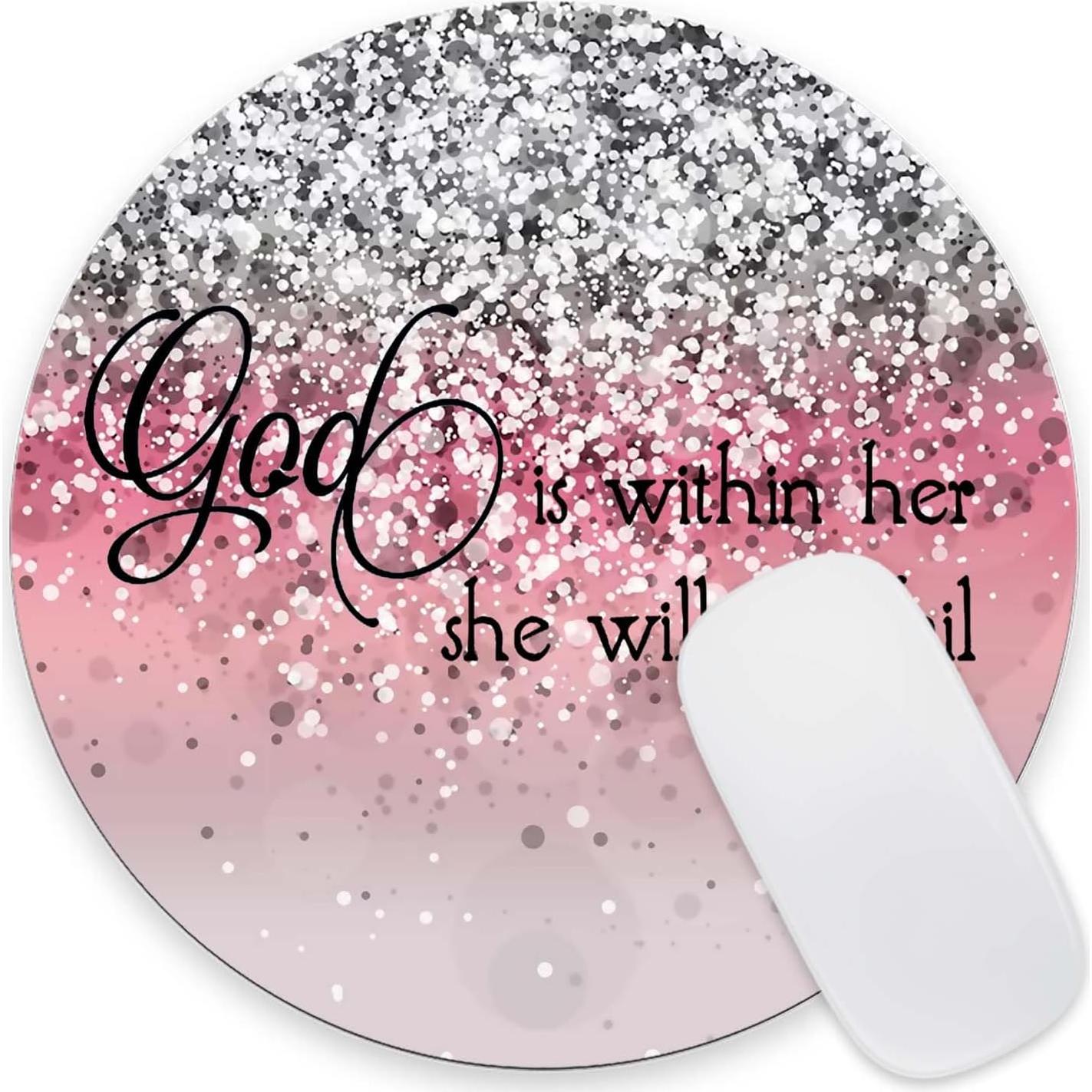 Alfombrilla de Ratón Nphuriy Rosa 20x20cm Antideslizante