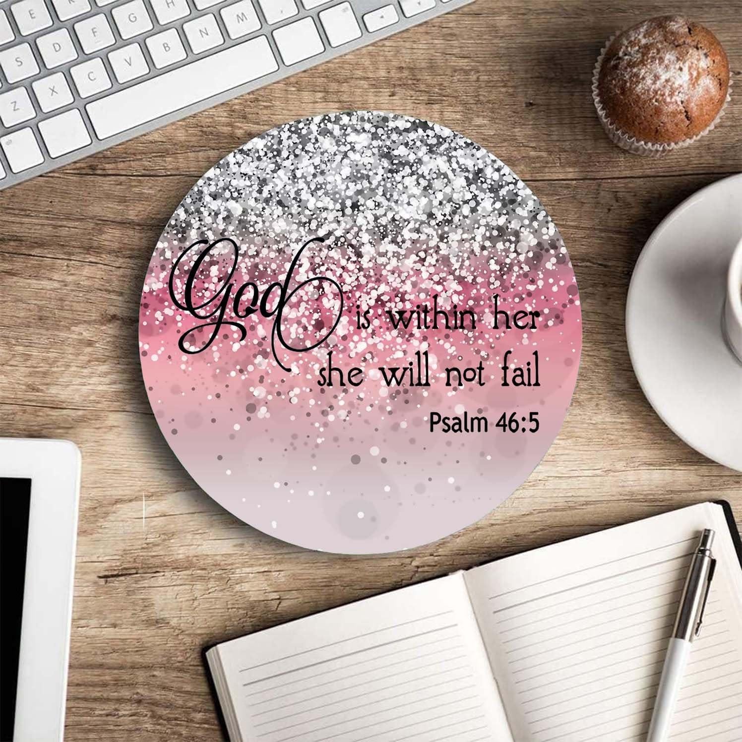 Alfombrilla de Ratón Nphuriy Rosa 20x20cm Antideslizante