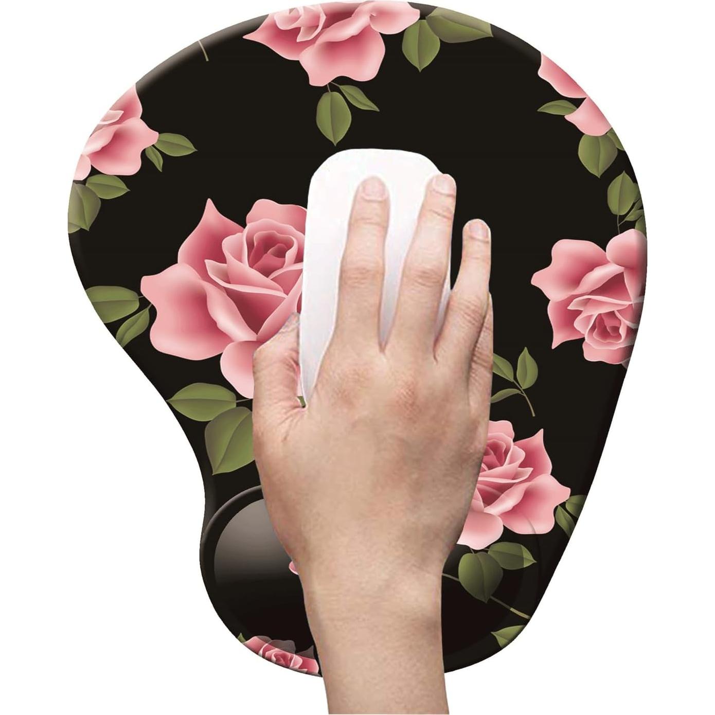 Alfombrilla de Ratón Ergonómica HYUTOTA con Soporte para Muñeca